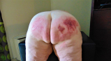 Punished big bbw ass
