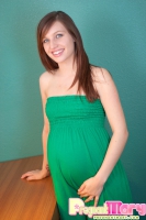 Cute pregnant girl dress