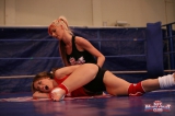 A rookie fighter, Leyla