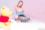 Girl with a teddy bear