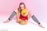 Girl with a teddy bear