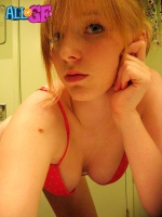 My girlfriend half nude