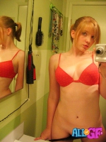 My girlfriend half nude