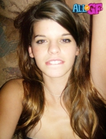 Wife girlfriend poses in