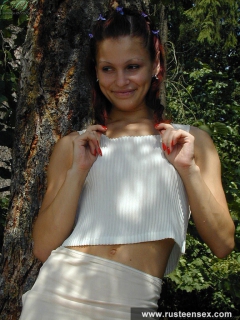 Russian teen public nudity - N