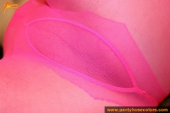 Magenta pantyhose teen girl - N
