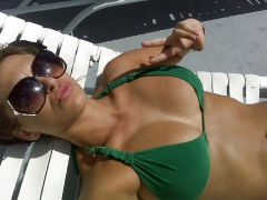 Party Girl Lets It All Hang Out On Spring Break - N