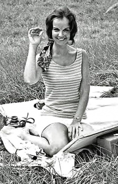 Lady J in a field - N