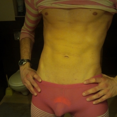 JohnnyMex dont need blue shorts JMex love PINK RULES - N