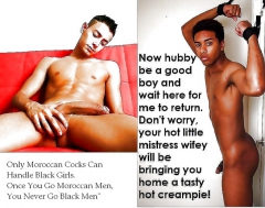 BLACK FEMALES ONLY BIG MOROCCAN DICKS - N