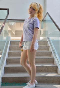 Blonde cute anime style ftvgirls Astrid fetish sex - N