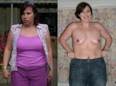 uk SILF from birmingham holly harris dressed undressed - N