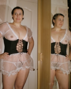 SILF uk holly harris from birmingham in slutty lingerie - N