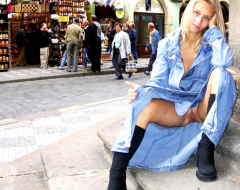 Peeped pussy girls without panties Photo erotica - N