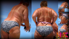 bbw beach candid - N