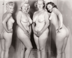 Pretty women. Hairy pussy. Retro. 3 - N