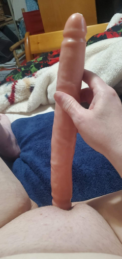 Beautiful old saggy wife in purple fuckin herself - N