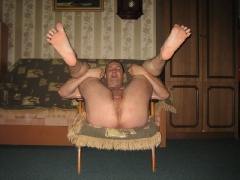On a chair ... - N