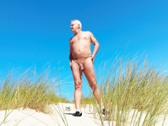 nat092 nu dans les dunes - N