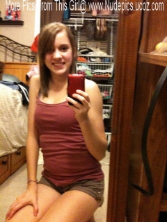 Jenny Taking Selfshots In Front Of Mirror - N