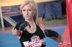 A rookie fighter, Leyla - N