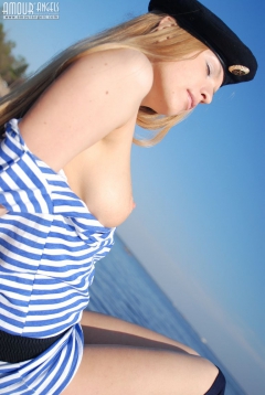 Posing outdoors - N