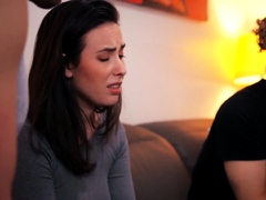 Wife's Cuckold Threesome: Casey Calvert Takes Double