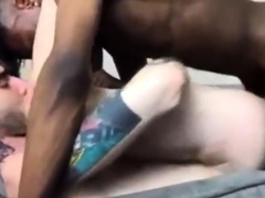 Interracial Big Cock Anal Fuck with Intense Kissing
