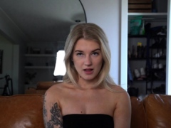 Lovely Blonde With Tight Pussy Masturbate Solo