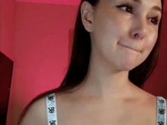 Close up teen foot worship