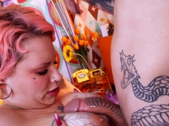 Viviana And Randi In A Tattooed Scene