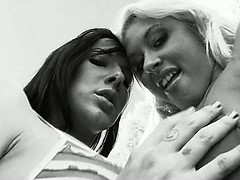 Busty bikini chicks showing off bods