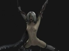 3D Tentacled Dragon Fucks Warrior Girl!