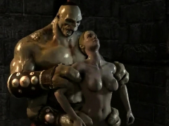 Goro from Mortal Kombat X fucking 3d teen