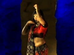 Sensuous Movements From Exotic India While Dancing