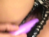 Japanese Finger and Dildo Pussy