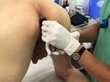 Naked medical exam fetish and doctor horny male gay