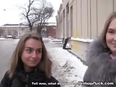 Cute blonde fucking in pantyhose