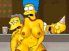 Marge Simpson cheating wife movie