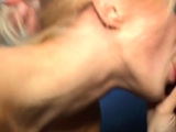 German petite blonde amateur teen at homemade cum gangbang