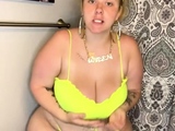 Beautiful blonde bbw free pussy webcam show in private