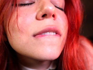 Busty Amateur Redhead Emo Babe Fucking POV