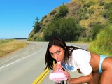 Camsoda Hot latina rides dildo bike