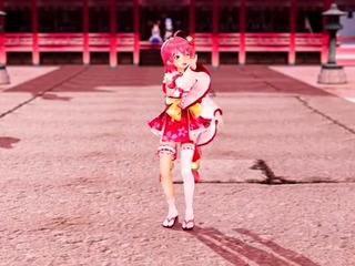 [kasunishi]Sakura miko Kyouki Ranbu Evening ver