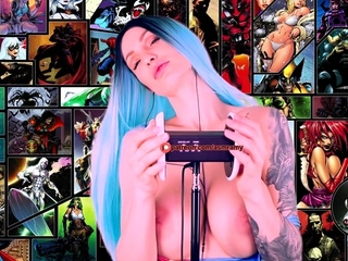 ASMR Amy Nude - Boobs For Me Superhero