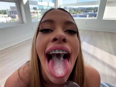 Amateur Busty Blonde Hottie Lap Dance POV