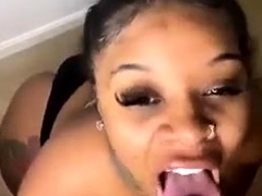 Amateur GF Facial and Blowjob