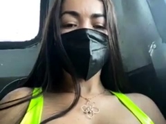 beautiful-brunette-big-boobs-rides-fake-cock