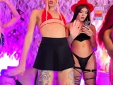 Blonde with big tits fucking big cock