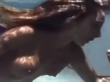 Beautiful Brunette Big Boobs Rides Fake Cock